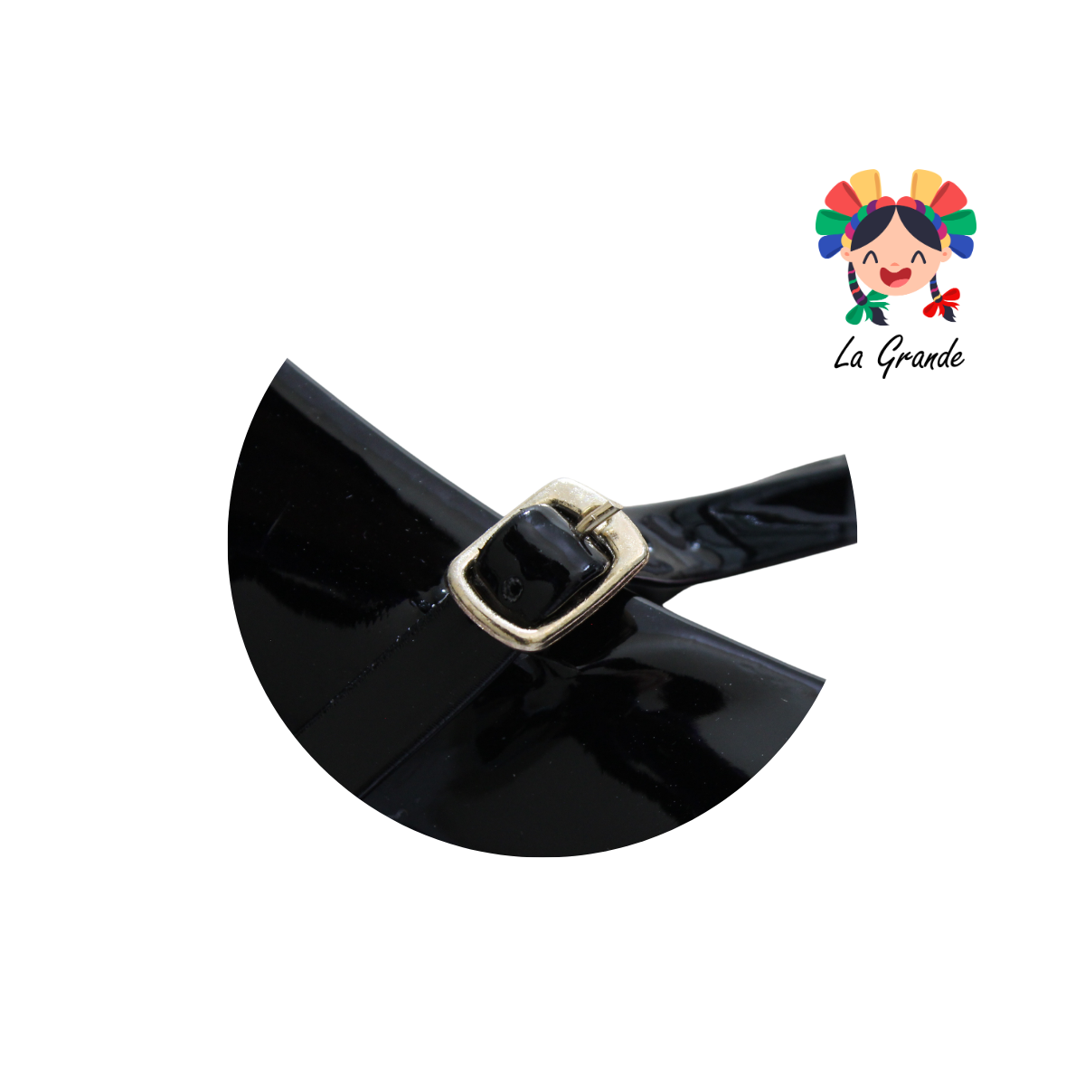 1008 CAPRICHOSA Negro Charol Balerina para Dama