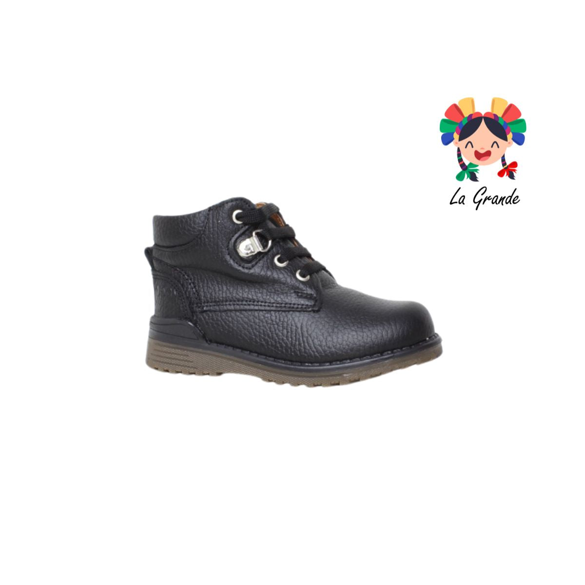 4228 DOGI Negro Bota Casual para Niño
