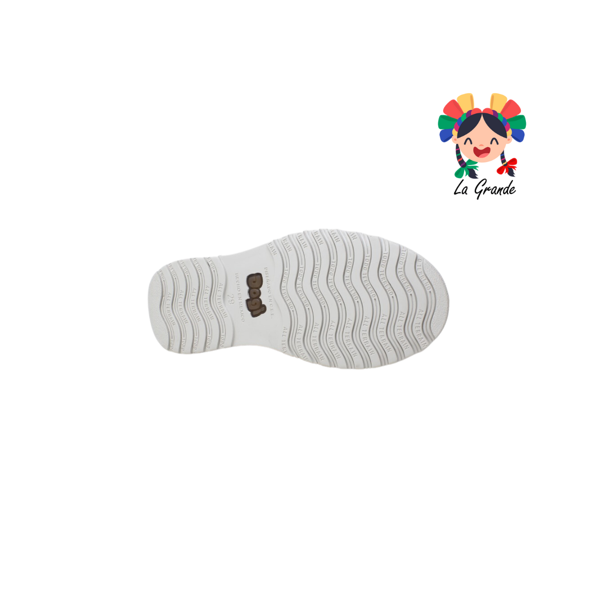 4300 DOGI Camel Piel Zapato Casual para Niño y Joven
