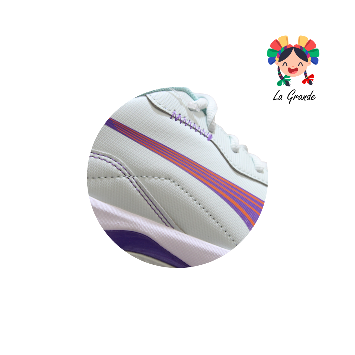 NOVA COURT PM Azul Morado Tenis Casual Importado Original para Dama