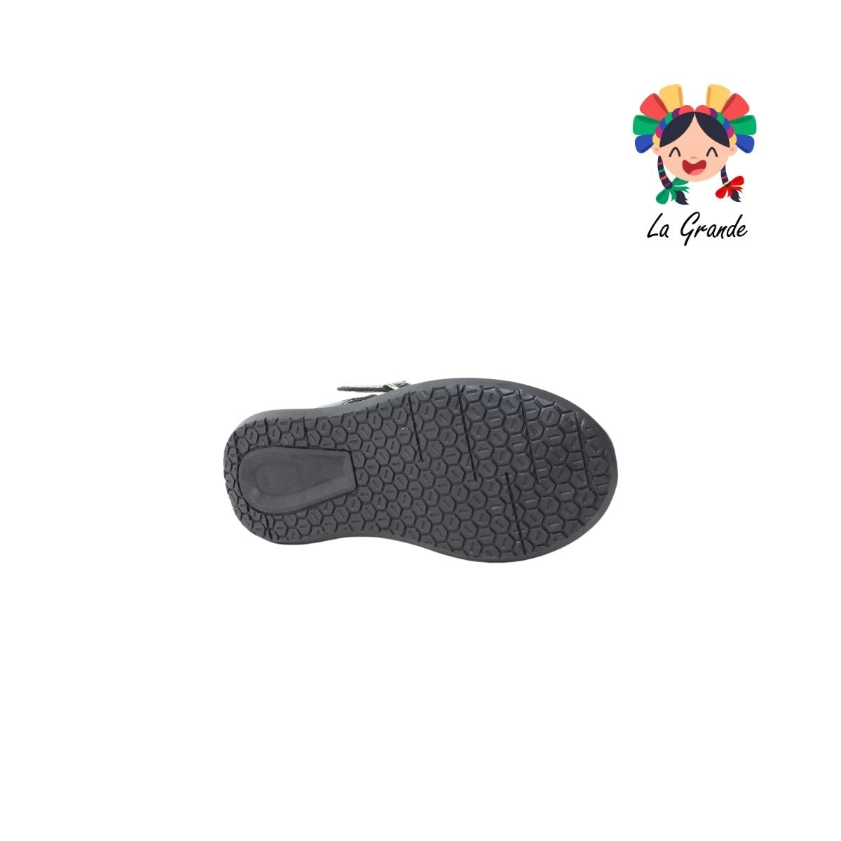 4412 NICK & WICK Negro Charol Zapato Escolar para Niña
