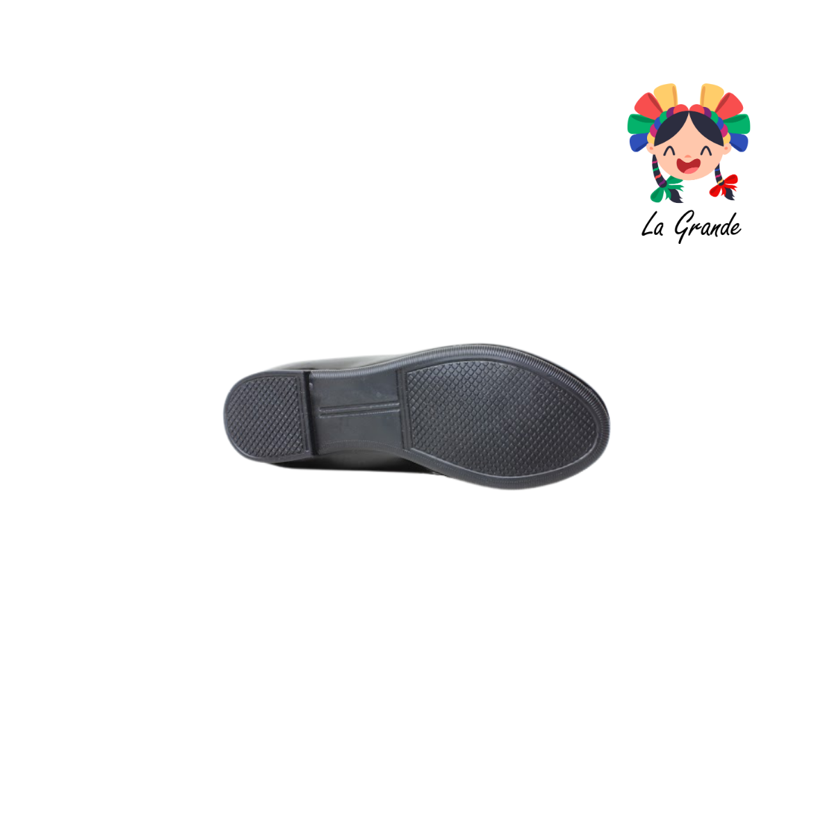 4514 YUL Negro Charol Balerina para Niña