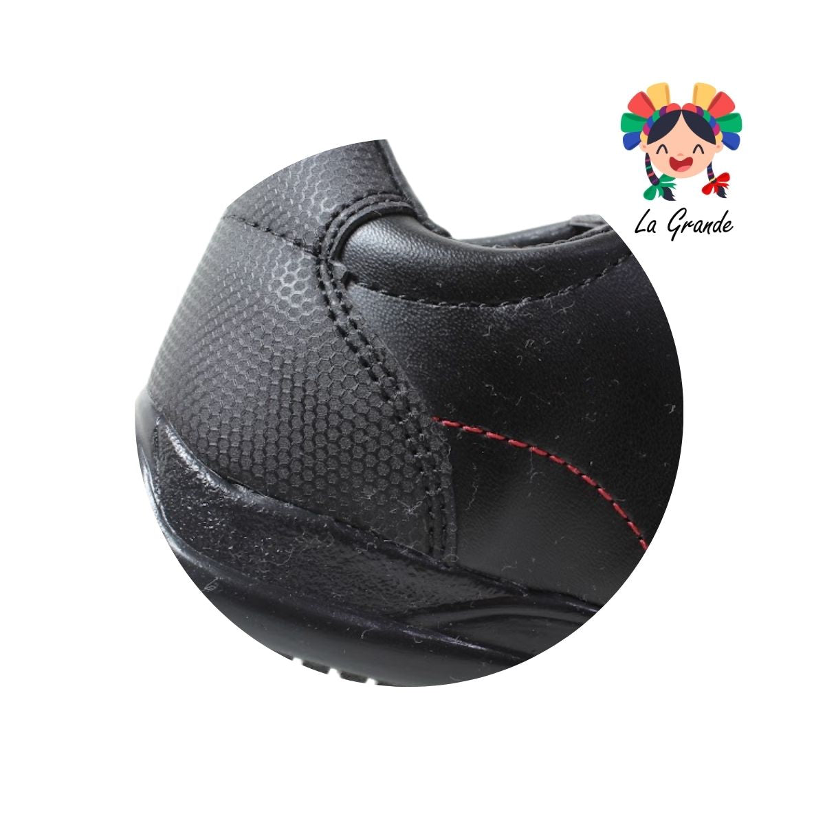 457 ADRIANO GIANETTI Negro Sintético Zapato Escolar para Niño