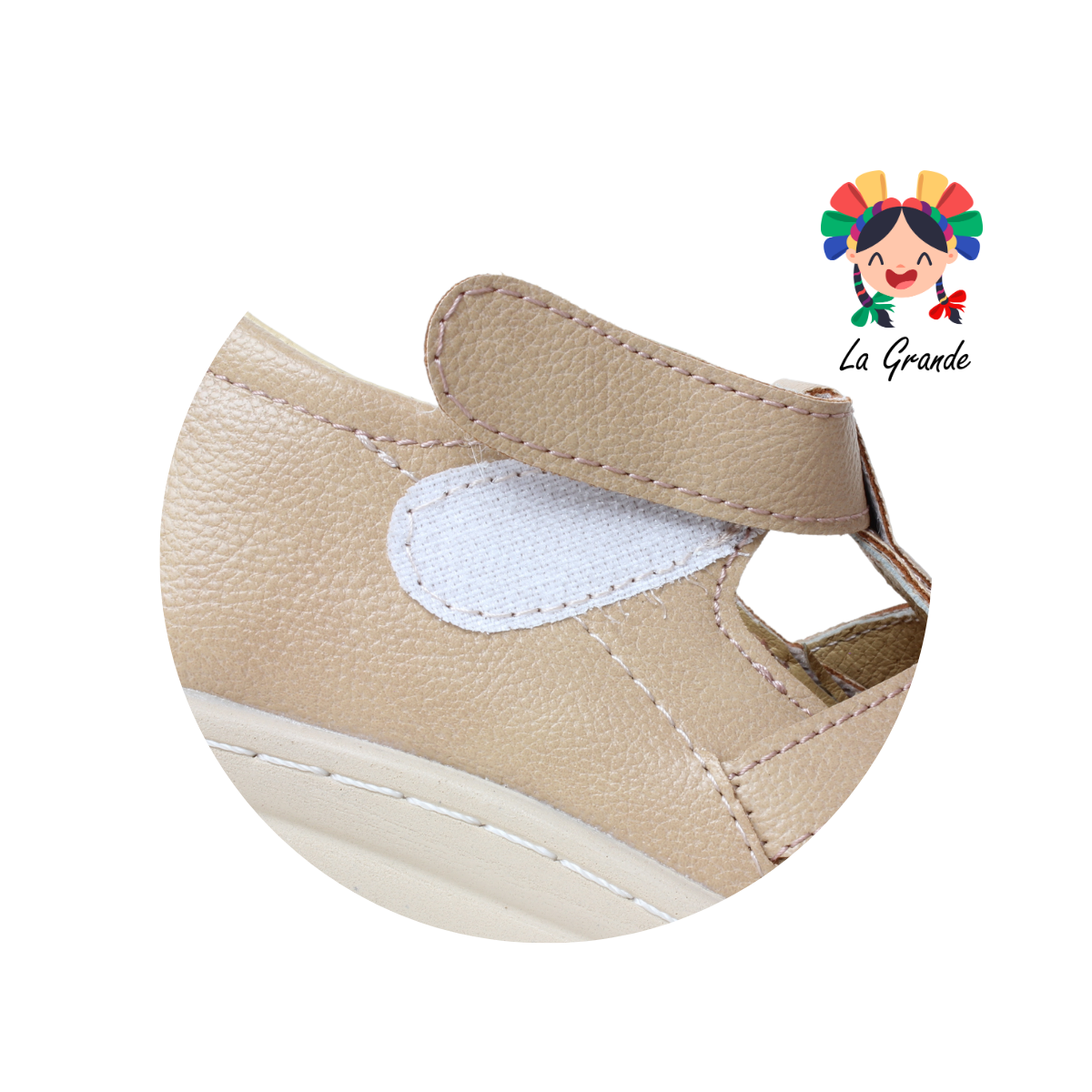 4580 BON WILD Latte Flother Huarache Casual para Dama