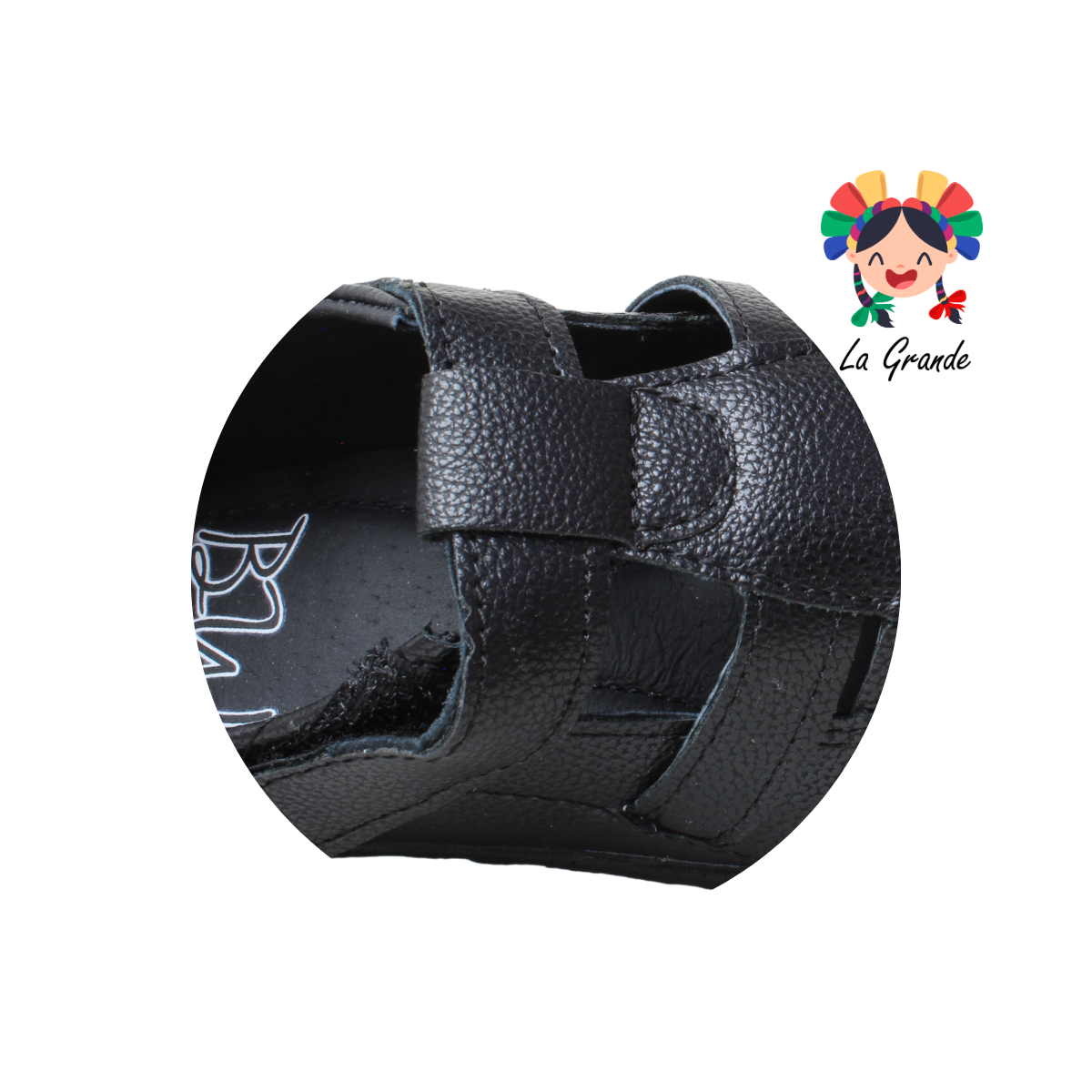 4580 BON WILD Negro Flother Huarache Casual para Dama