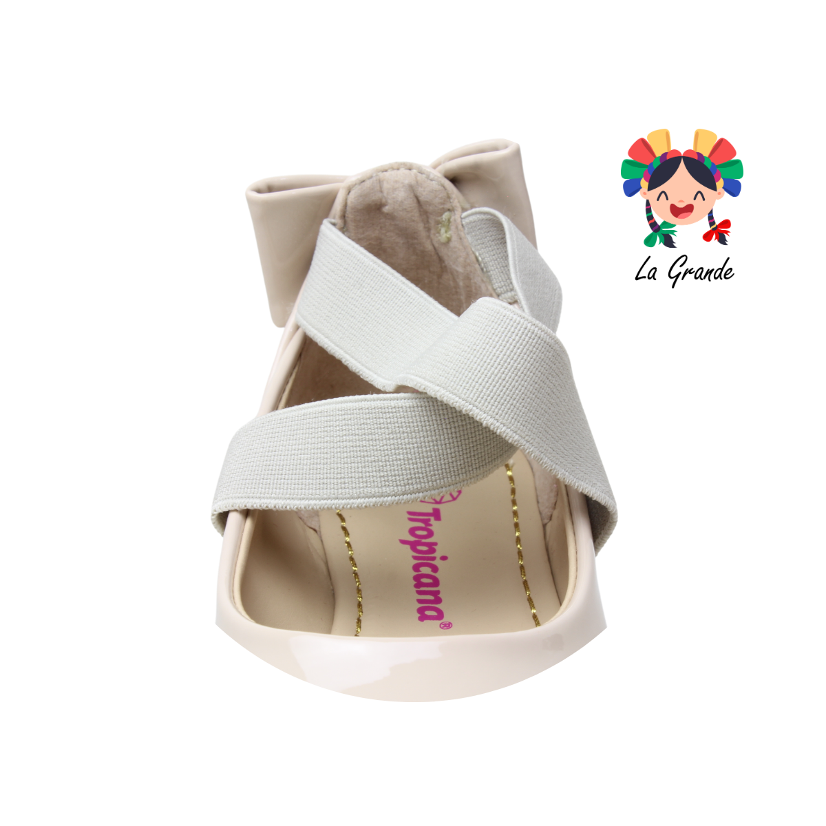 46028 TROPICANA Rosa Taiga Charol Balerina para Niña