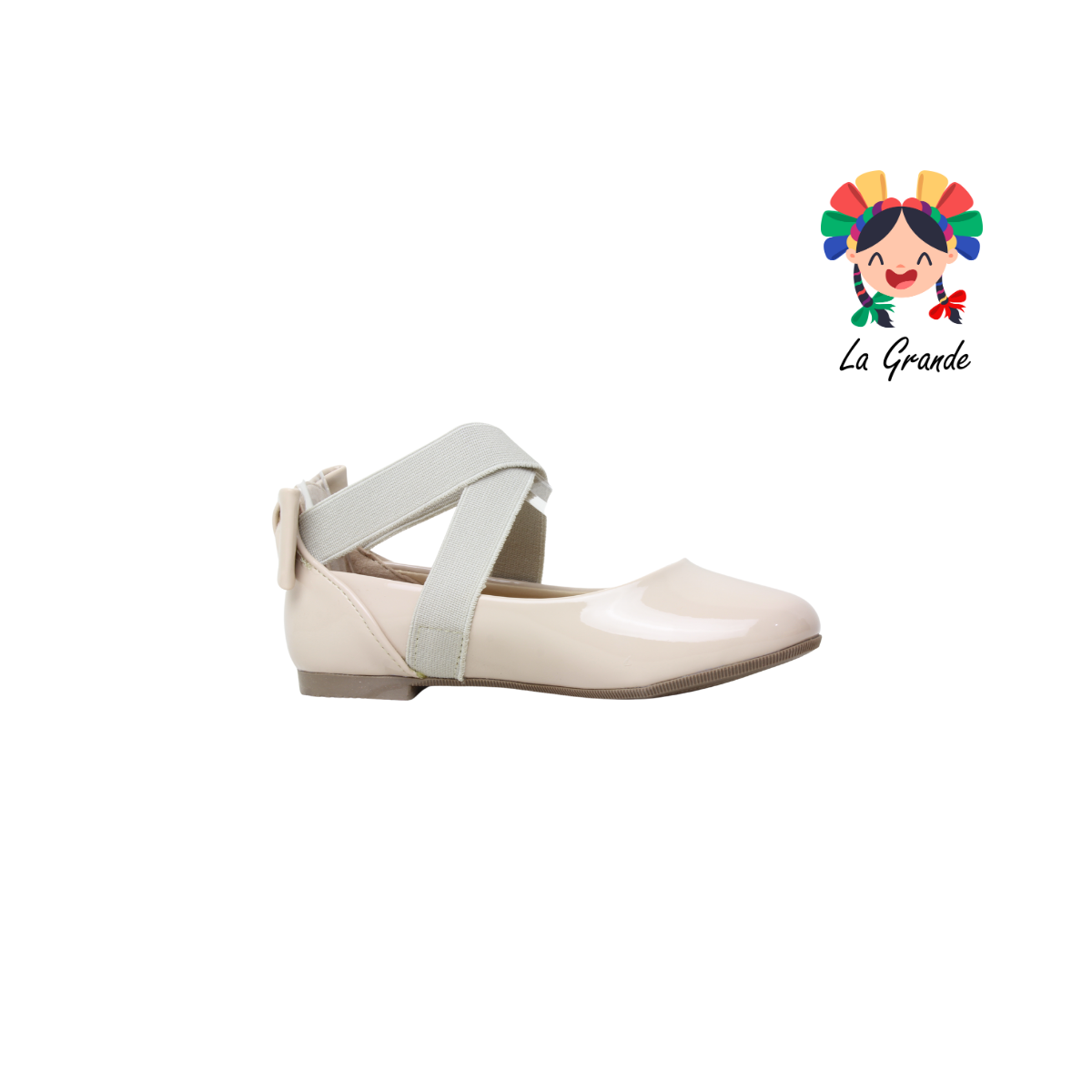 46028 TROPICANA Rosa Taiga Charol Balerina para Niña
