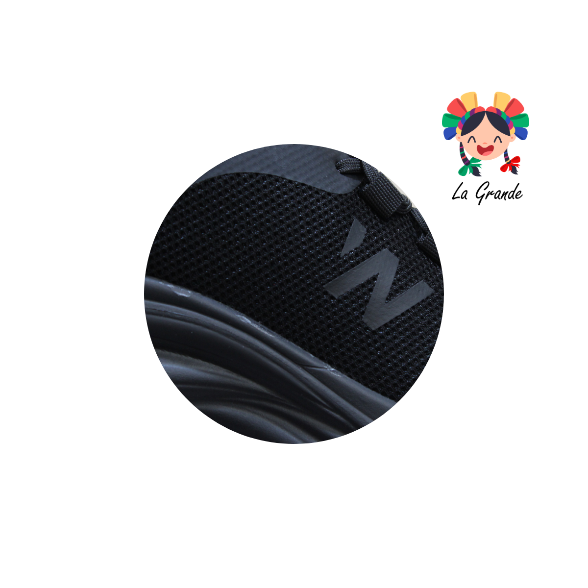 S15 NEW LINE Negro Negro Tenis Deportivo Dama, Joven y Caballero