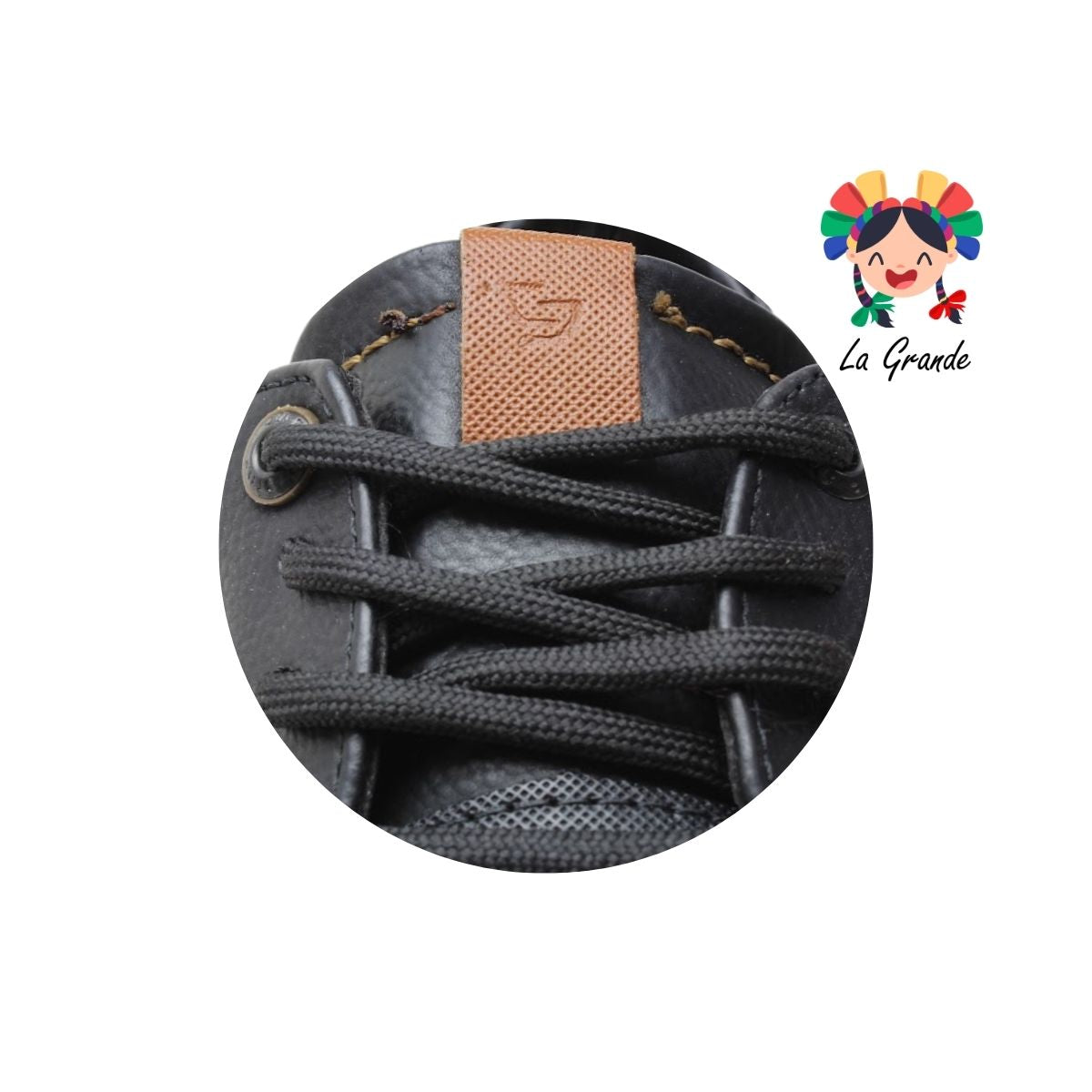 4850 CUSTOM Negro Camel Nobuck Zapato Casual para Caballero
