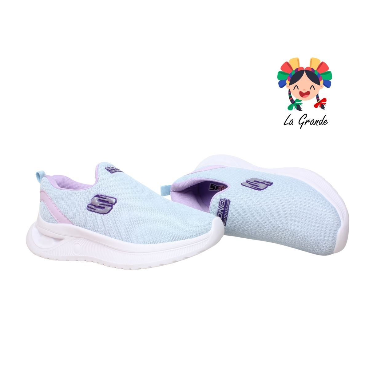490 SIONEL Azul Lila Tenis Deportivo para Dama