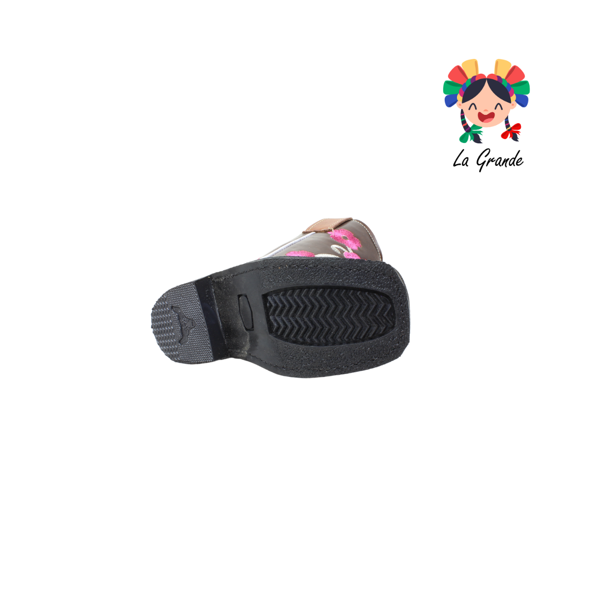 21FLOR RODEO Cafe Shedron Piel Bota Vaquera para Niña