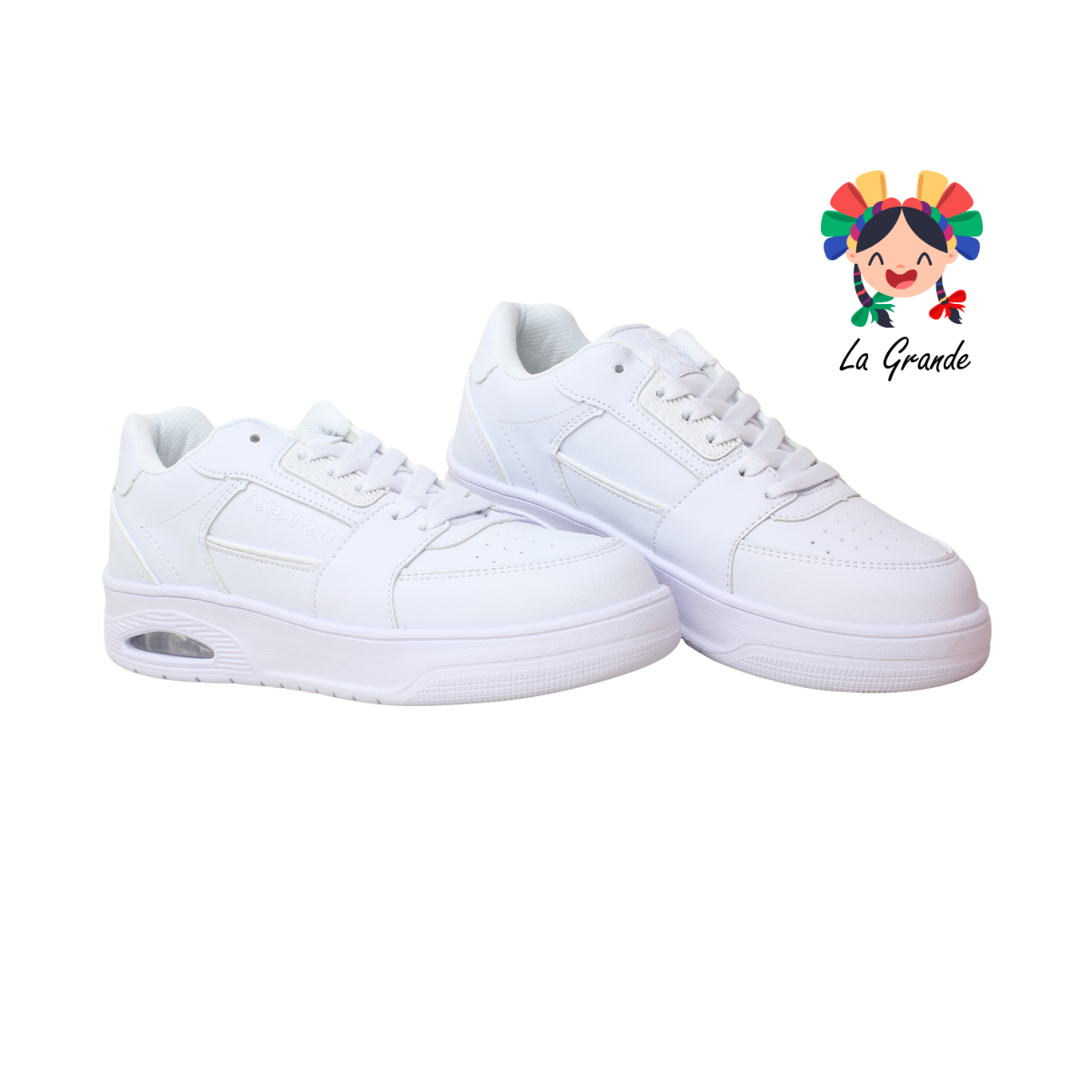 5000 AX2 Blanco Blanco Tenis Deportivo con Válvula para Caballero