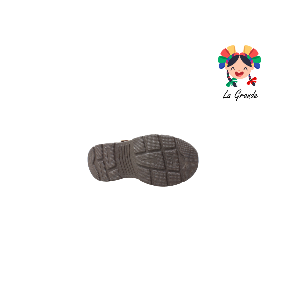5001 ANDRE LOV Chocolate Sintético Bota Casual para Bebé, Niña y Niño