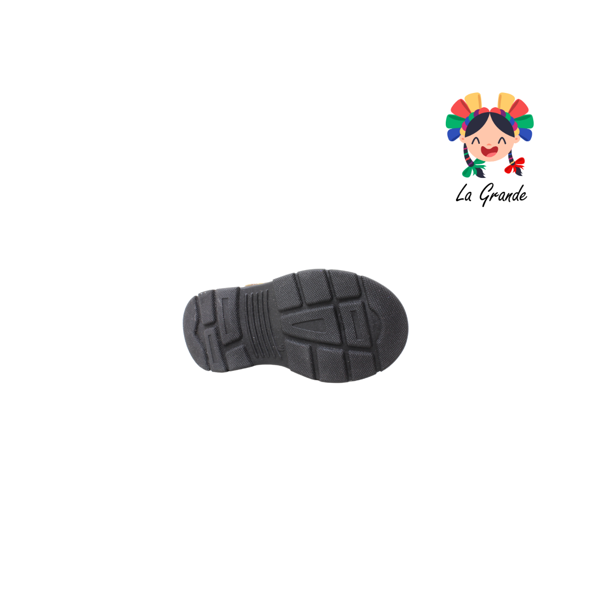 5001 ANDRE LOV Negro Sintético Bota Casual para Bebé, Niña y Niño
