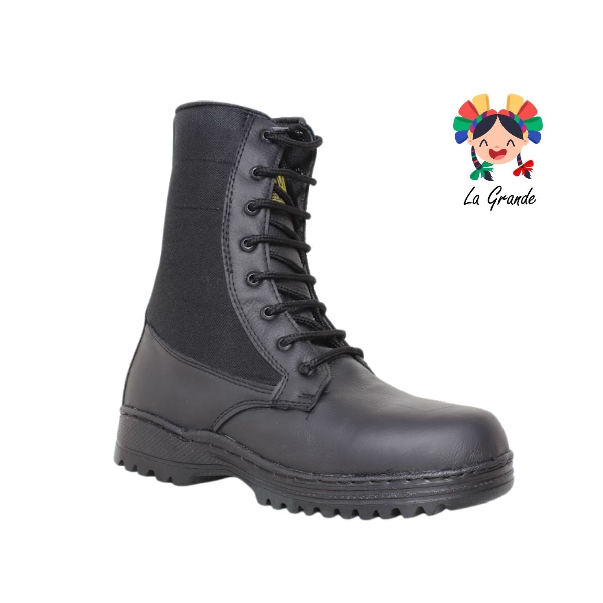500 MMM Negro Piel Tipo policial para Dama, Joven y Caballero