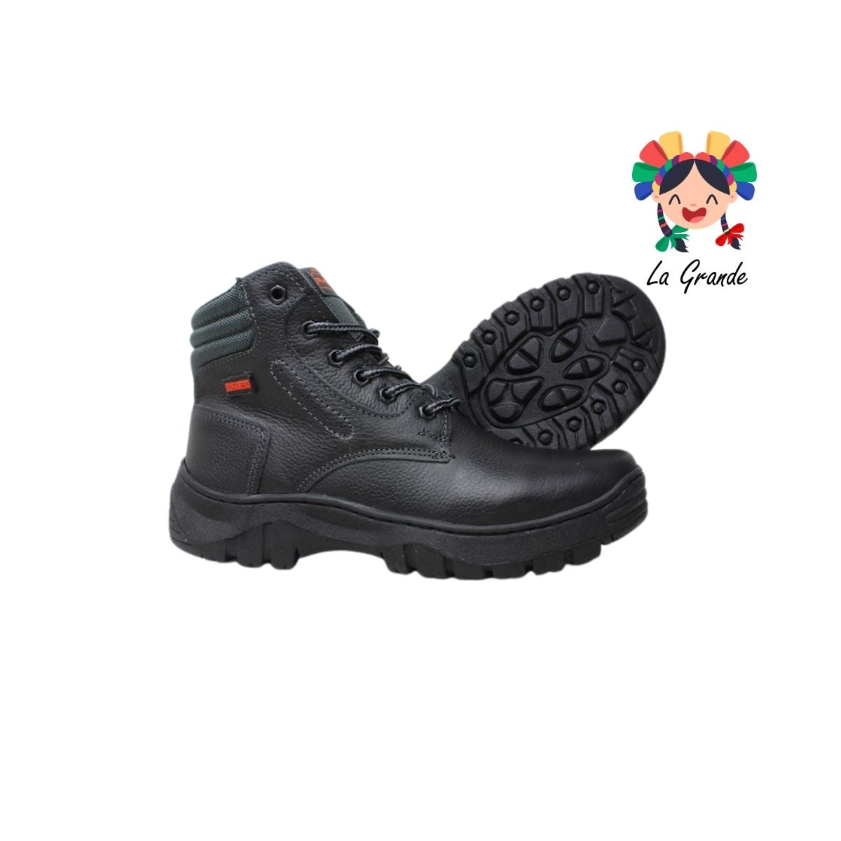 5010 BUKANERO Negro Flother Bota de Montaña para Caballero