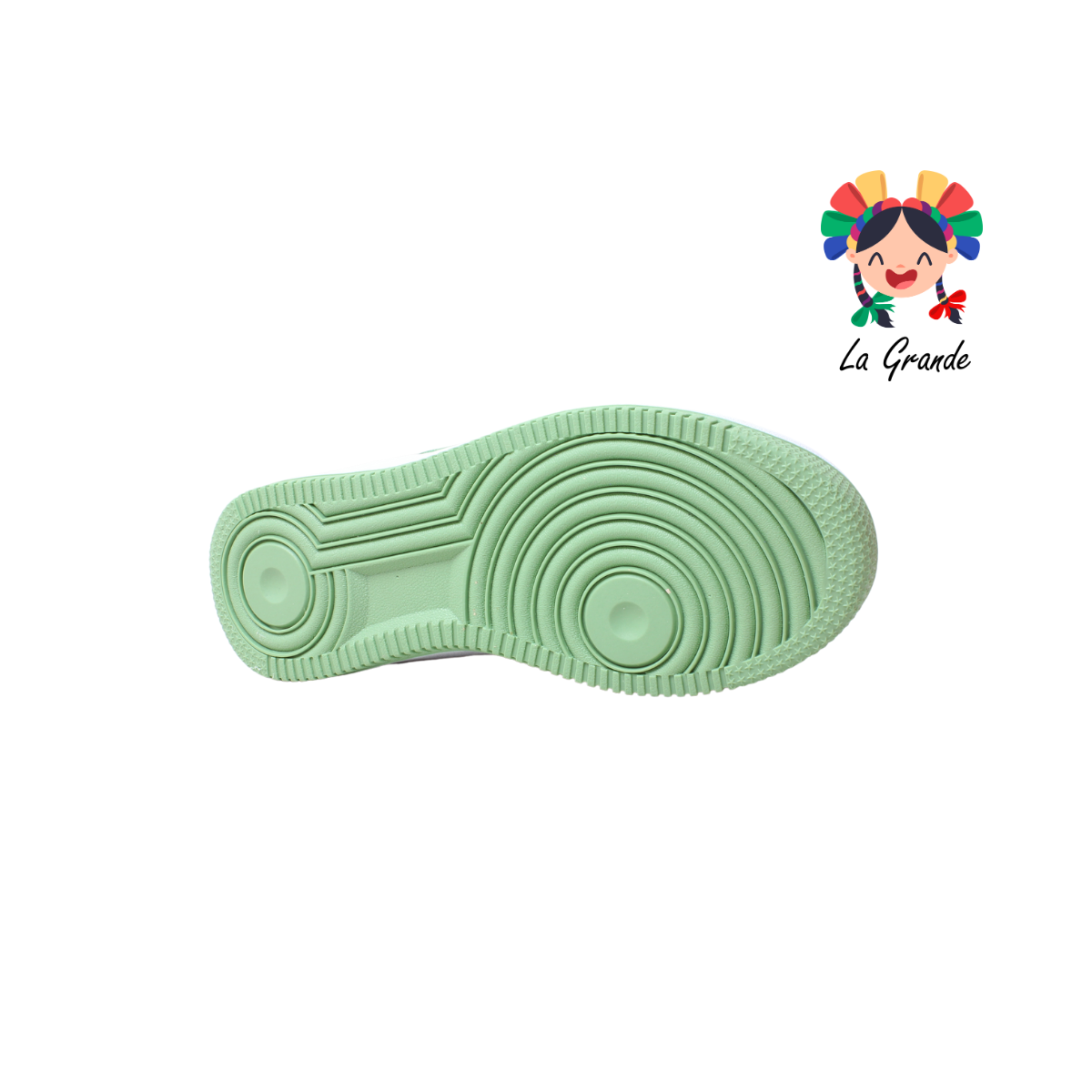 5018 APOORT Blanco Macha Tenis Casual para Dama y Joven