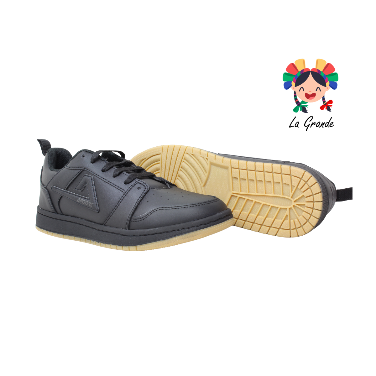 5021 APOORT Negro Tenis Casual para Caballero