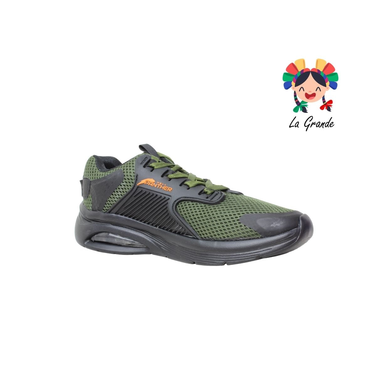 5087 HELL PANTHER Olivo Nja Ngo Tenis Deportivo para Caballero
