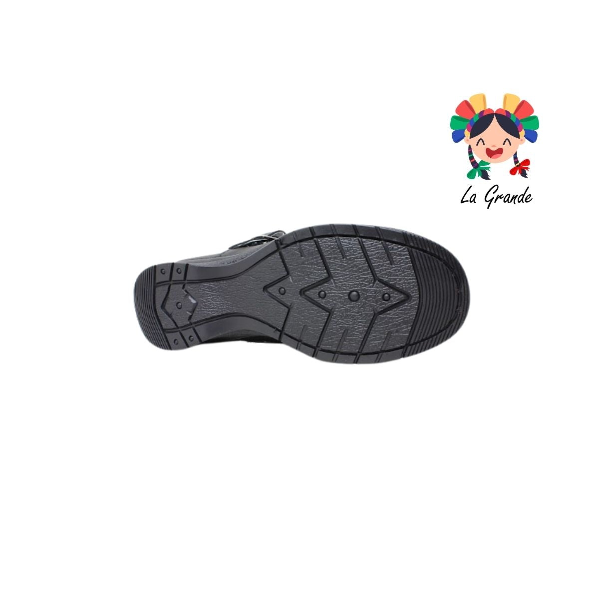 511 BRIANDA Negro Piel Zapato Escolar para Dama