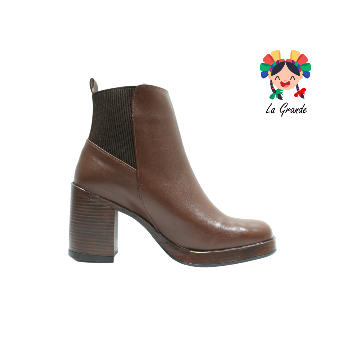 5131 SCANDALO Madera Sintético Bota de Tacón para Dama