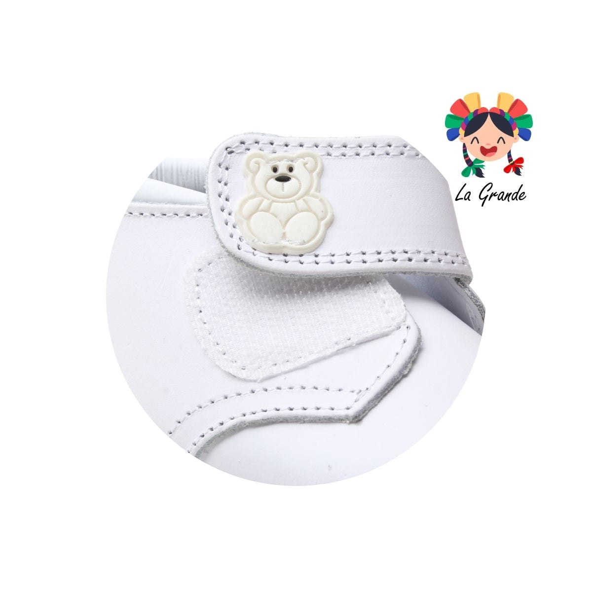 530 KARIÑITOS Blanco Piel Zapato Casual para Bebé