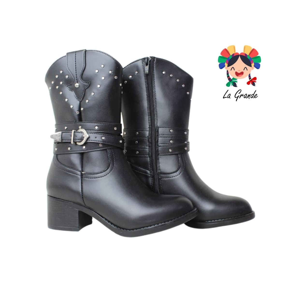 531 INSTINTOS Negro Bota Casual para Dama