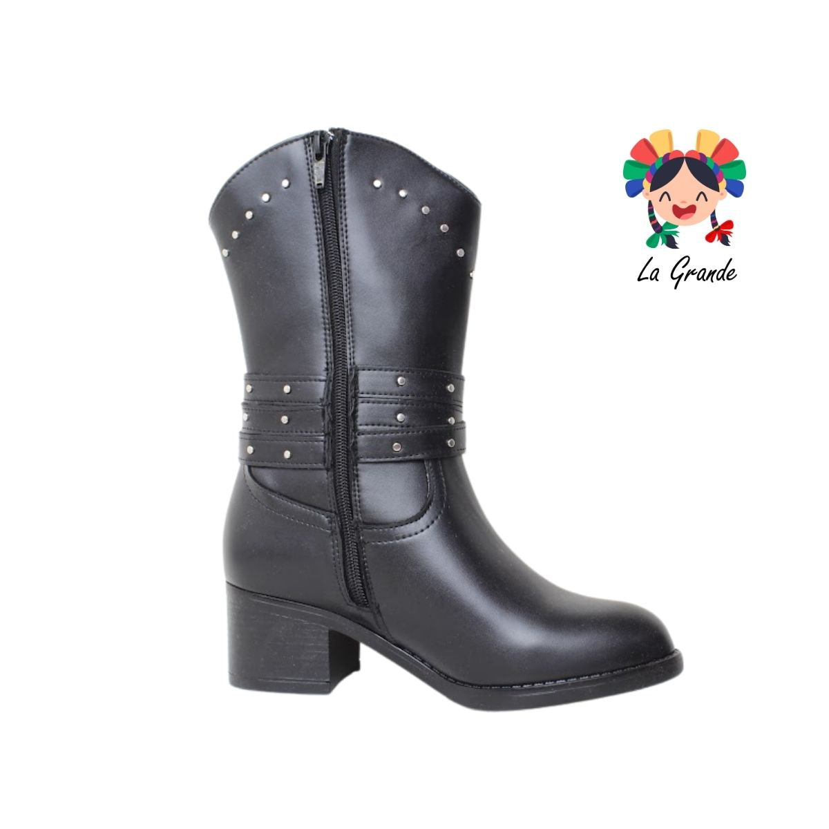 531 INSTINTOS Negro Bota Casual para Dama