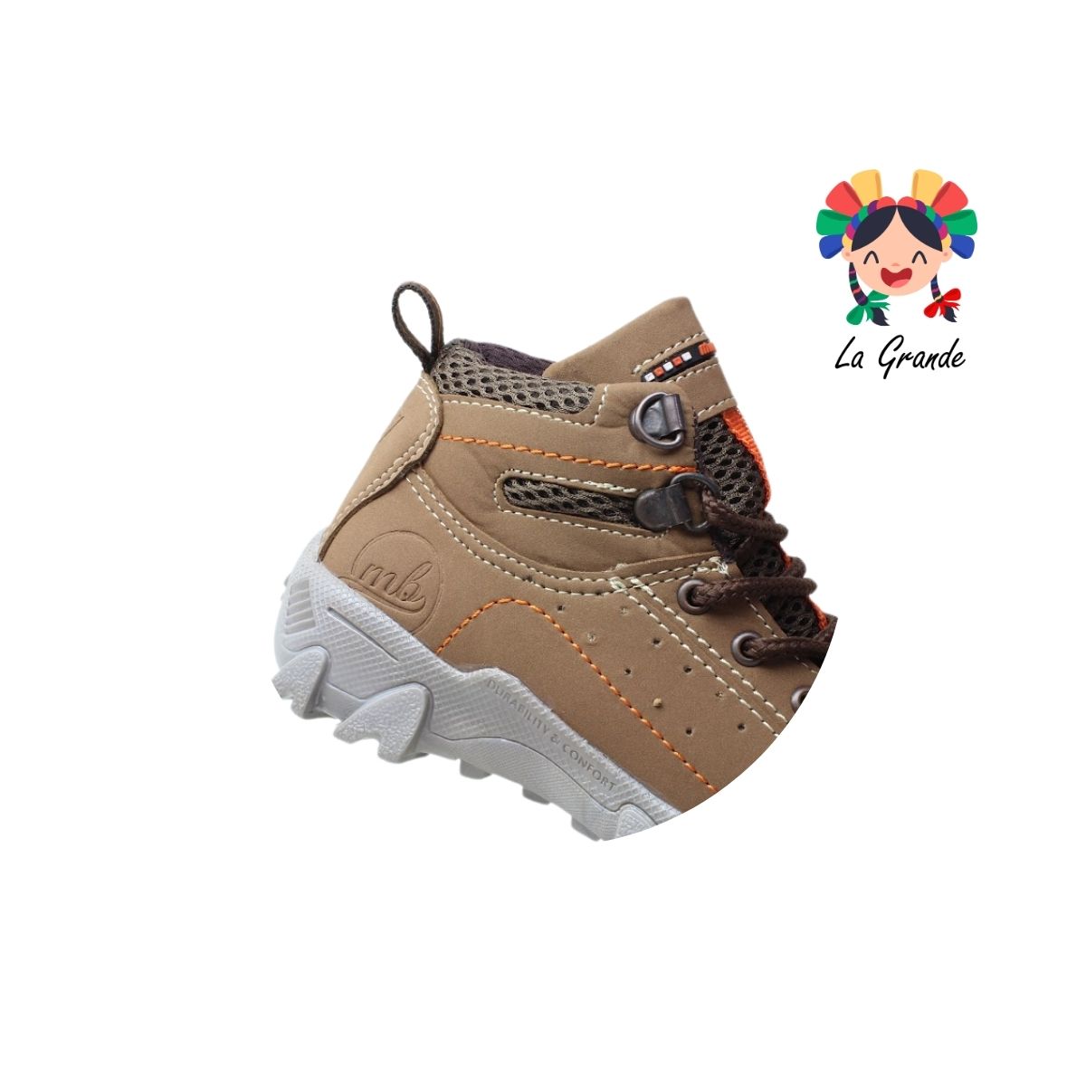 537 MINI BOYS Camel Naranja Sint Bota de Montaña para Bebé y Niño