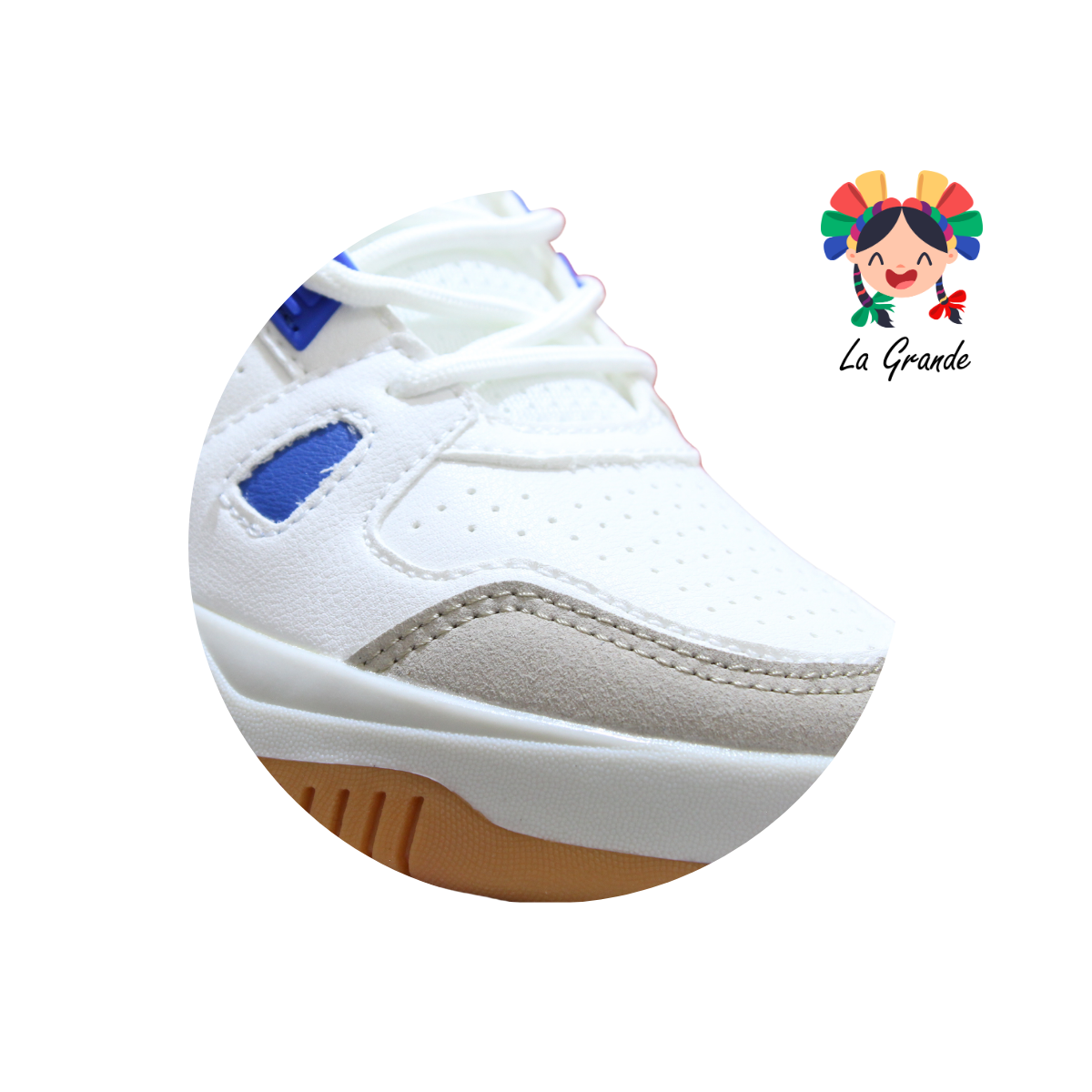 1086478 CHARLY Blanco Azul Casual para Caballero