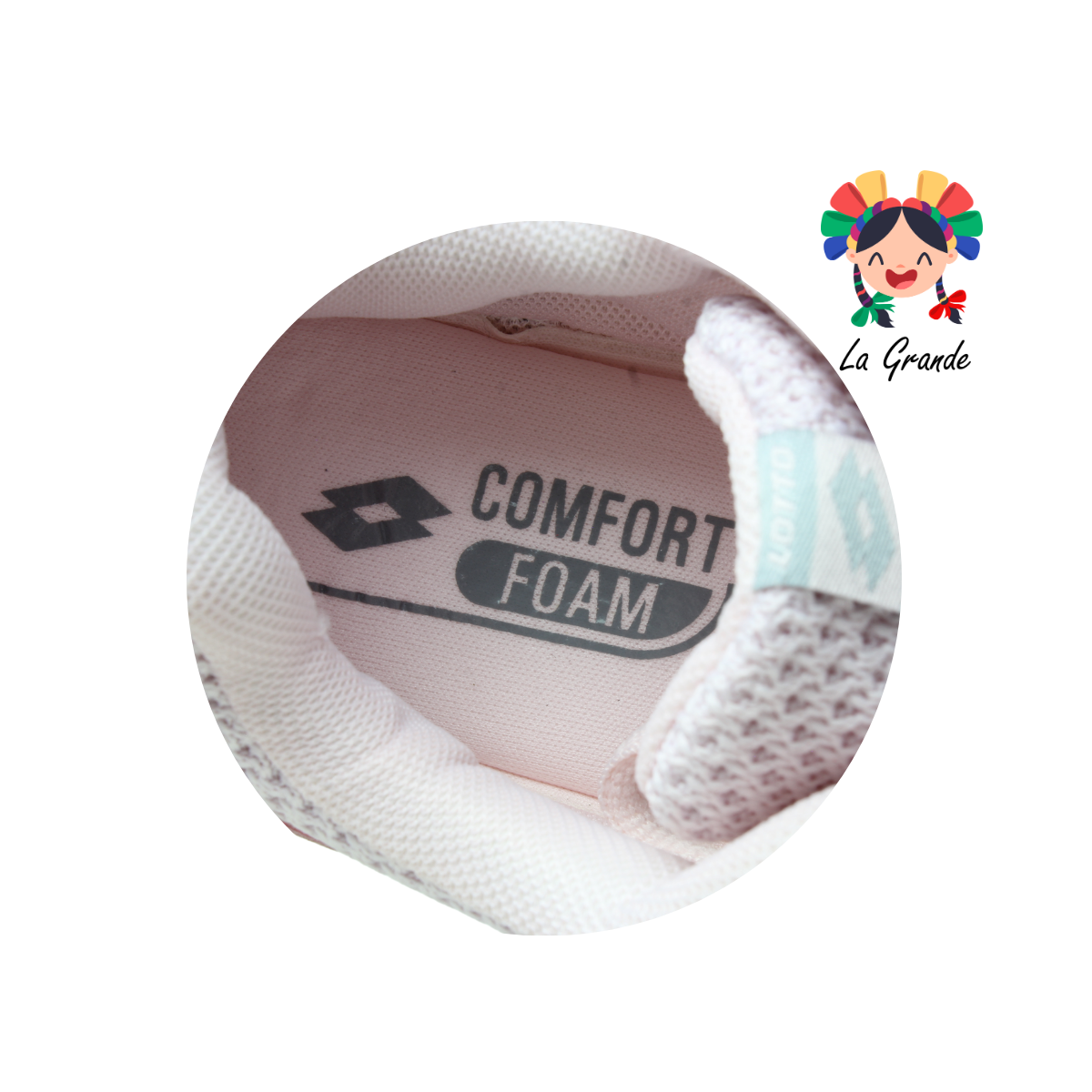 8H307888 LOTTO Rose Tenis Deportivo para Dama