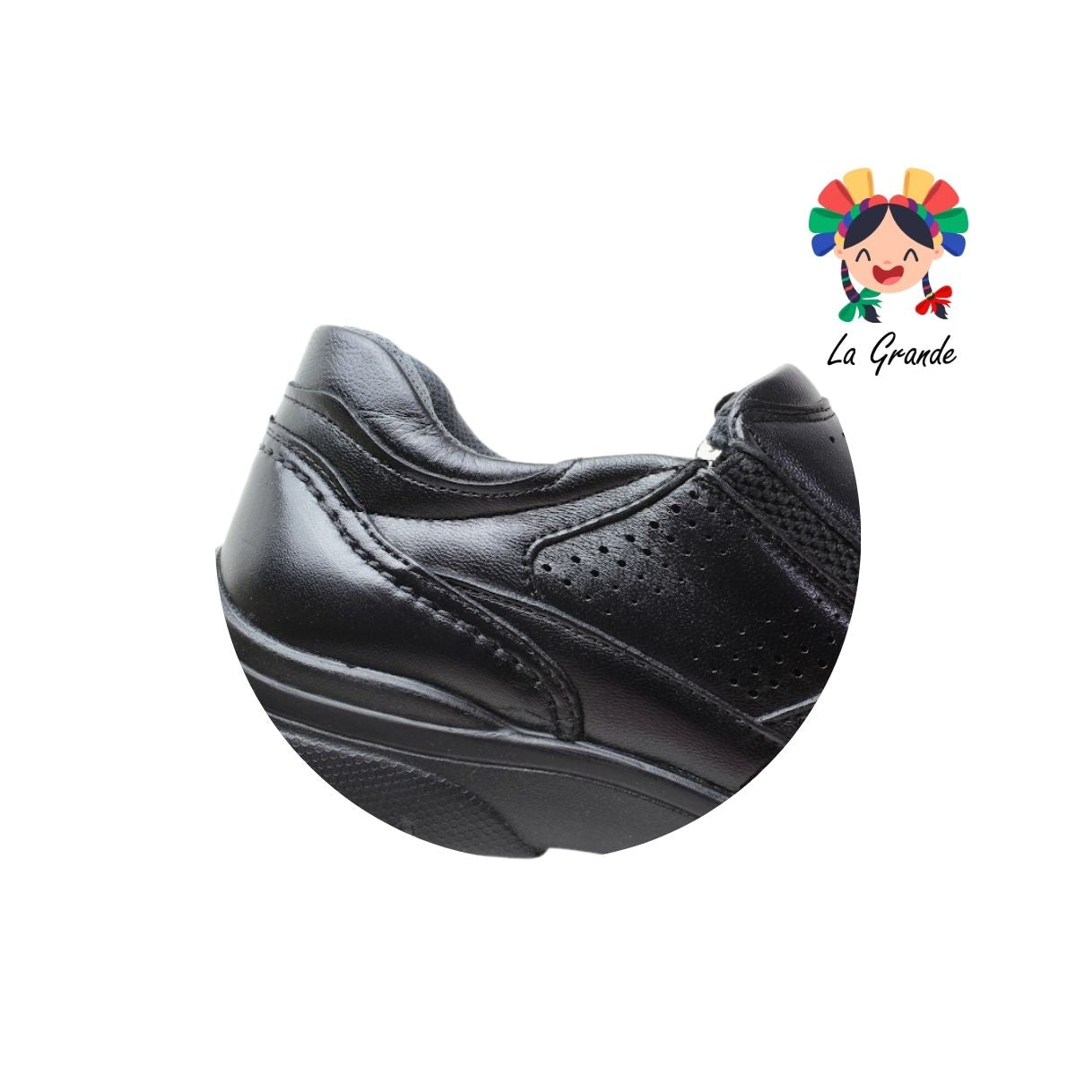 5713 PAZSTOR Negro Piel Zapato Casual para Caballero