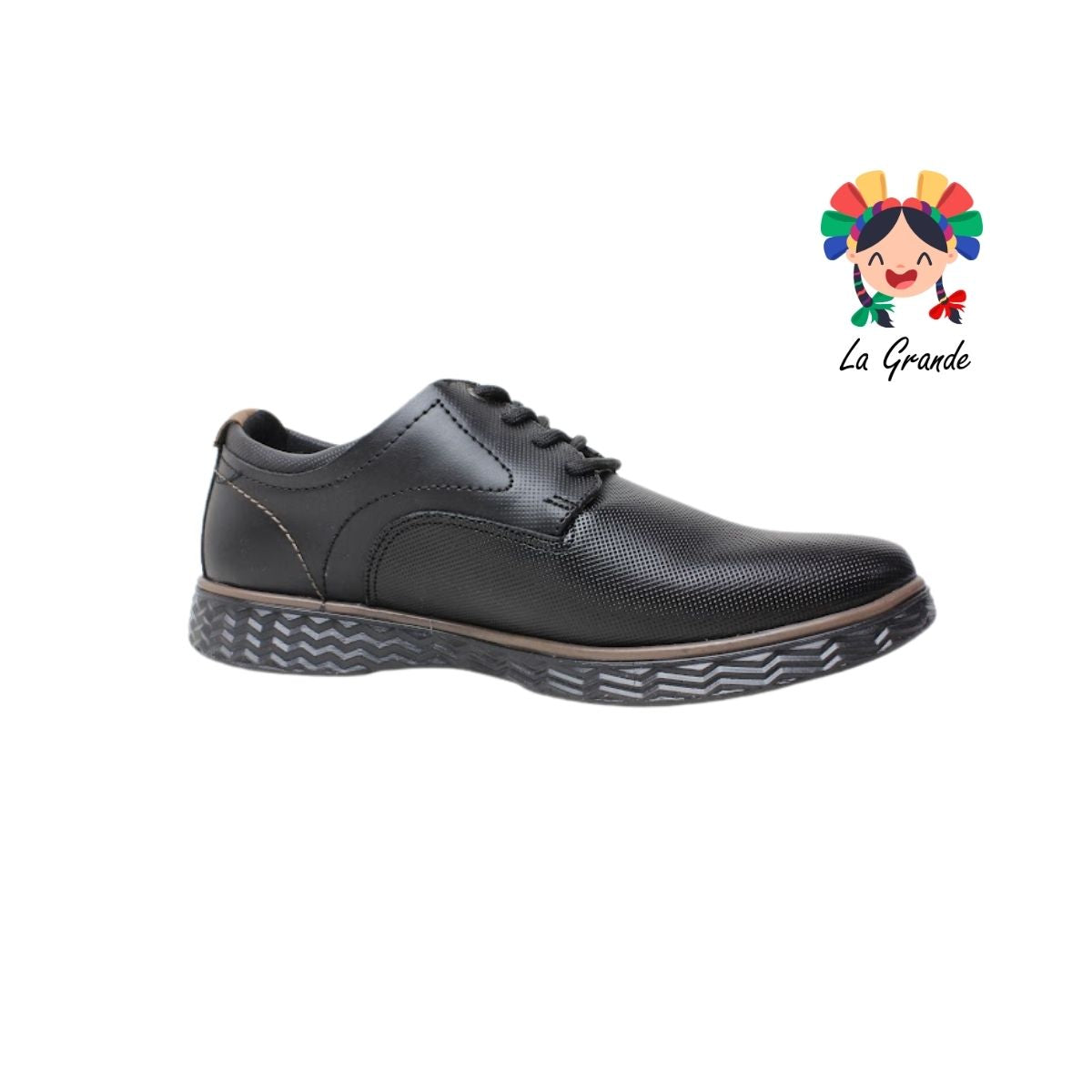 5717 DIEGO FERRATI Negro Café Zapato Casual para Caballero
