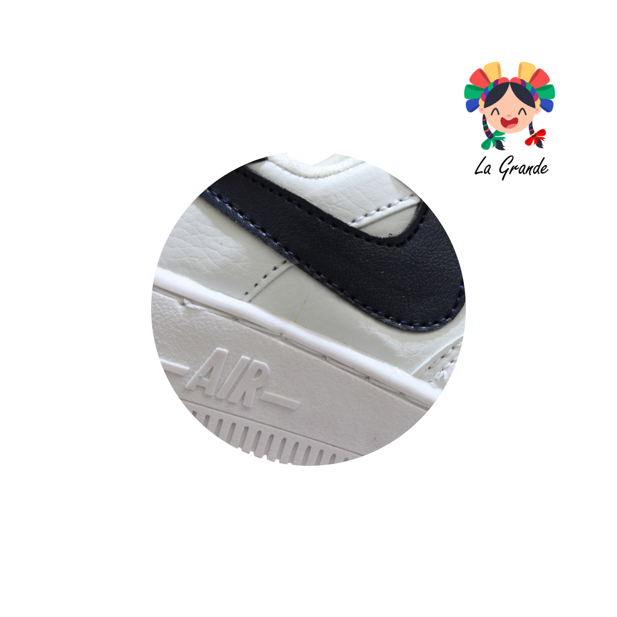 2000 JAG SPORT Blanco Marino Sintético Tenis Casuales para Bebé