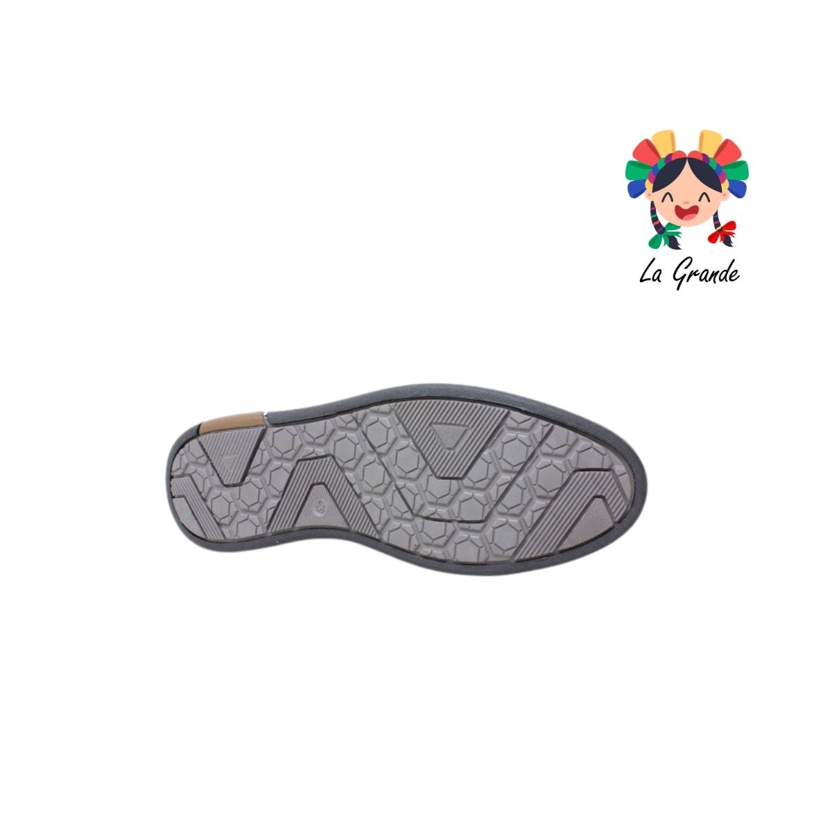 5821 CUSTOM Negro Camel Sint Nbk Zapato Escolar para Joven