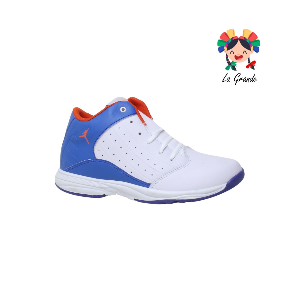 588 JANLO Blanco Rey Tenis Deportivo para Niño y Caballero