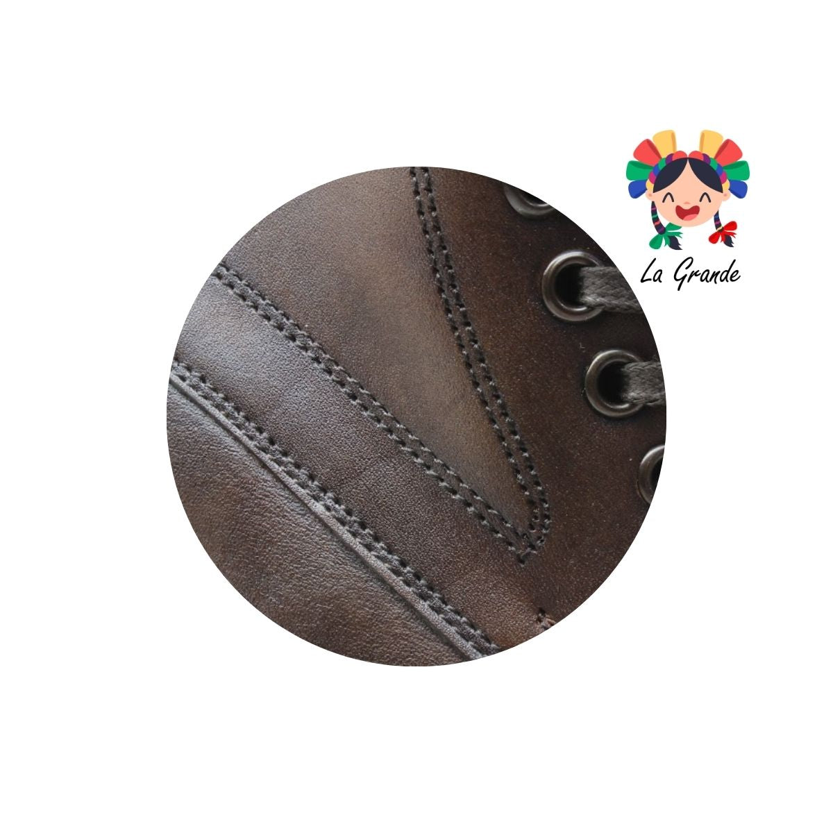 6025 DOGI Café Piel Atanado Bota Casual para Caballero
