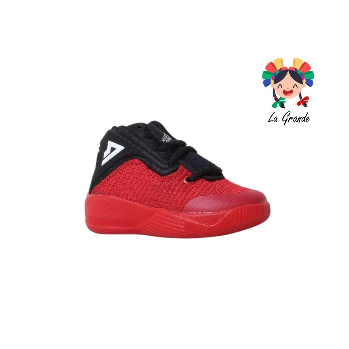 6070-1 SAETTA PREMIERE Rojo Negro Textil Tenis Urban para Niño y Caballero