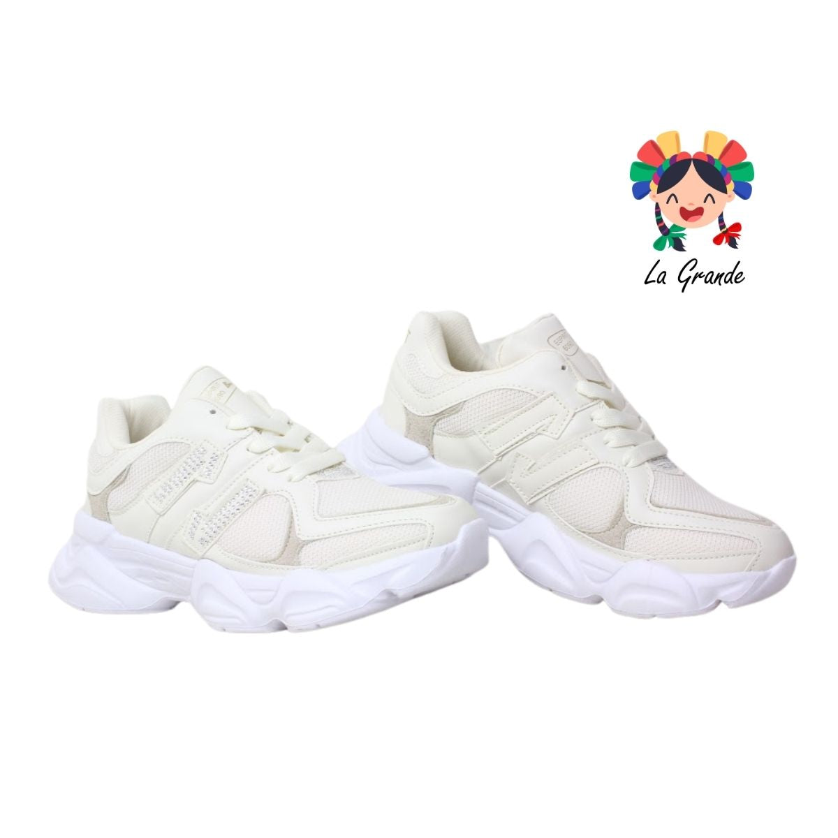 6090 ESPIRIT Latte Tenis Deportivo para Dama