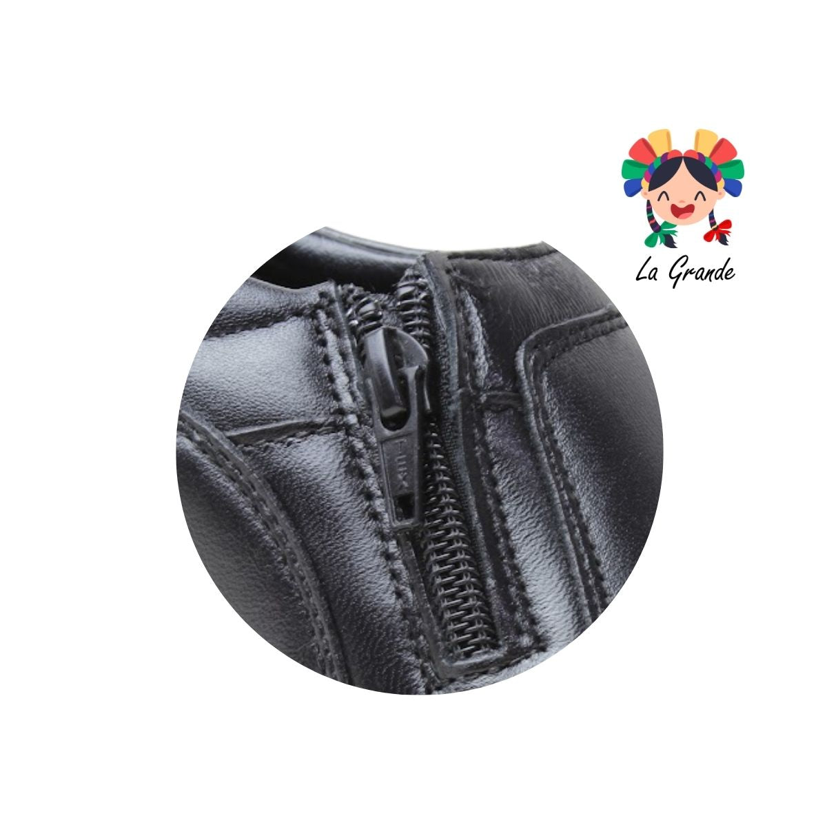 6216 PAZSTOR Negro Borrego Piel Zapato Casual para Dama