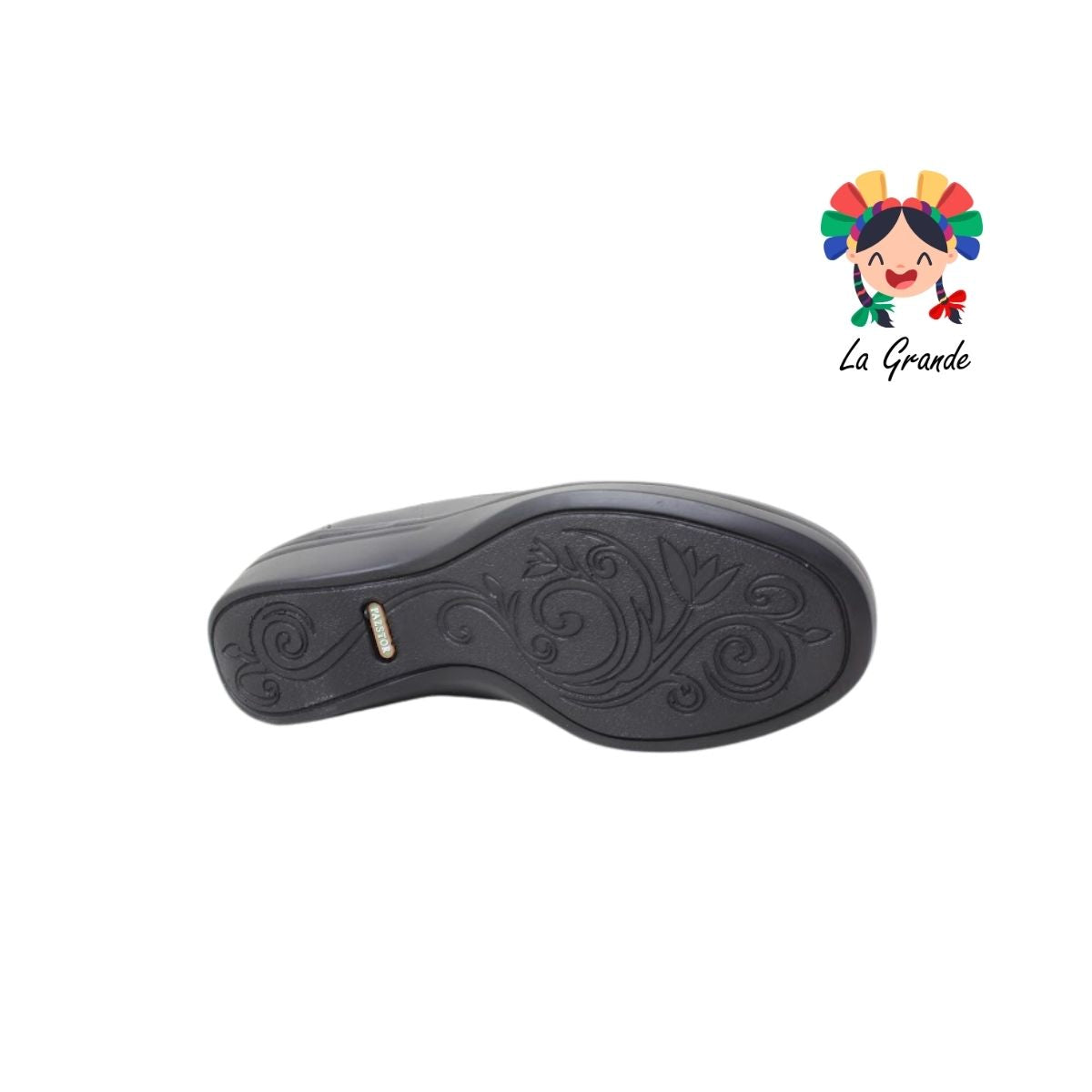 6216 PAZSTOR Negro Borrego Piel Zapato Casual para Dama