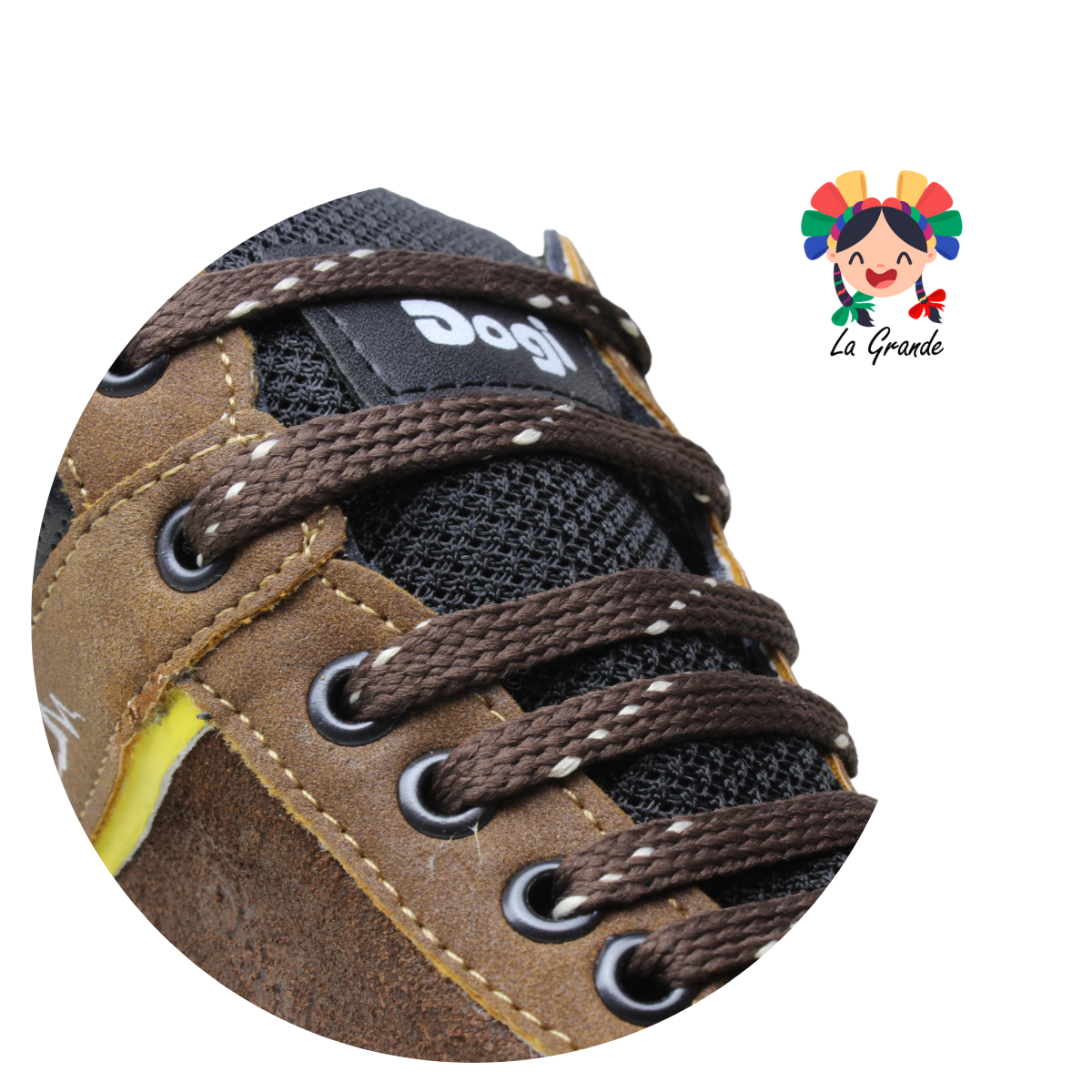 6309 DOGI Marrón Gamuza Bota Casual para Niño y Joven
