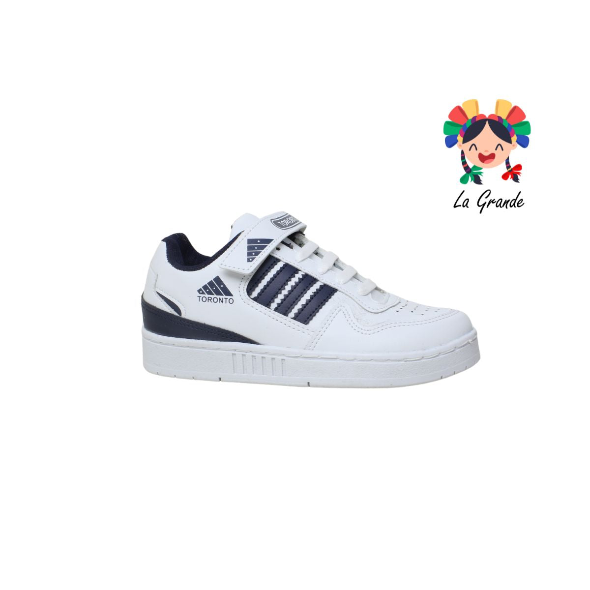 655 TORONTO Blanco Marino Sint Tenis Casual para Dama y Joven