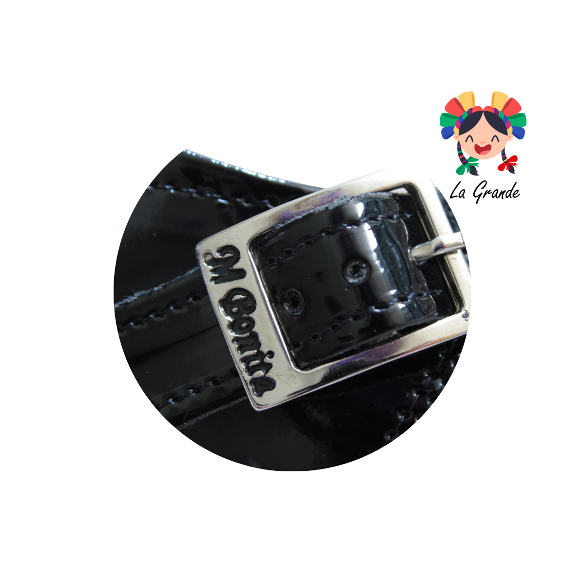 1930 MUJER BONITA Negro Charol Zapato Escolar para Dama