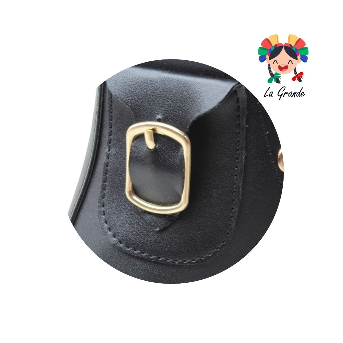 704 YUL Negro Cabra Bota Casual para Niña