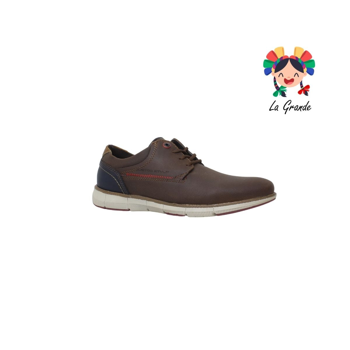 7152 CUSTOM Moka Zapato Casual para Caballero