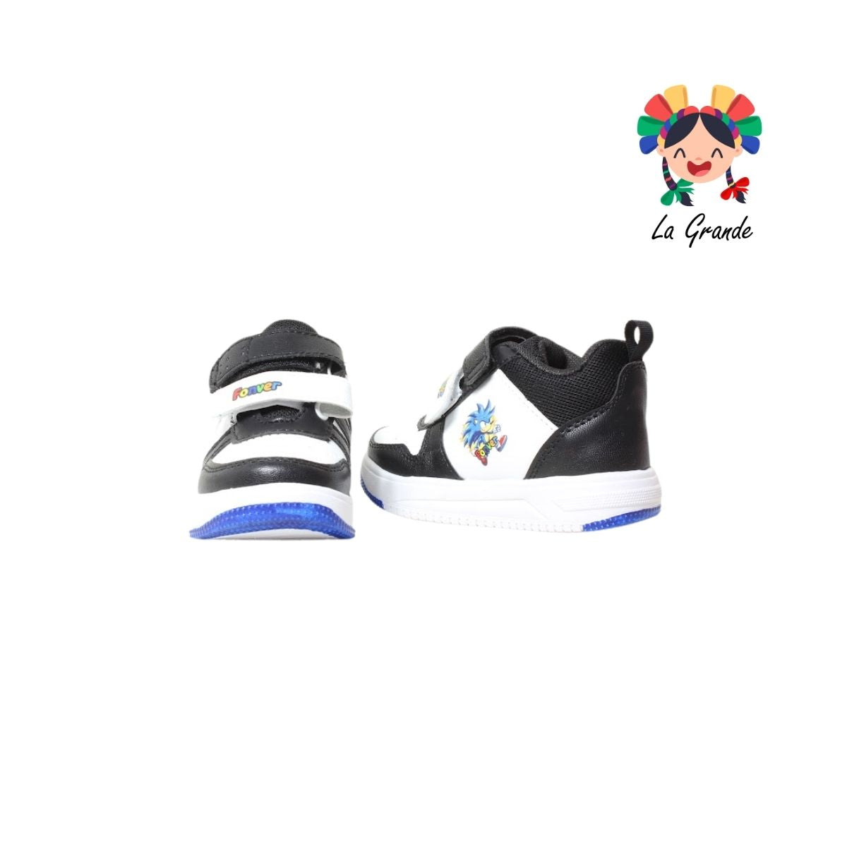 720 SONI FON-VER Bco Ngo Bco Sint Tenis Casual para Niña y Niño