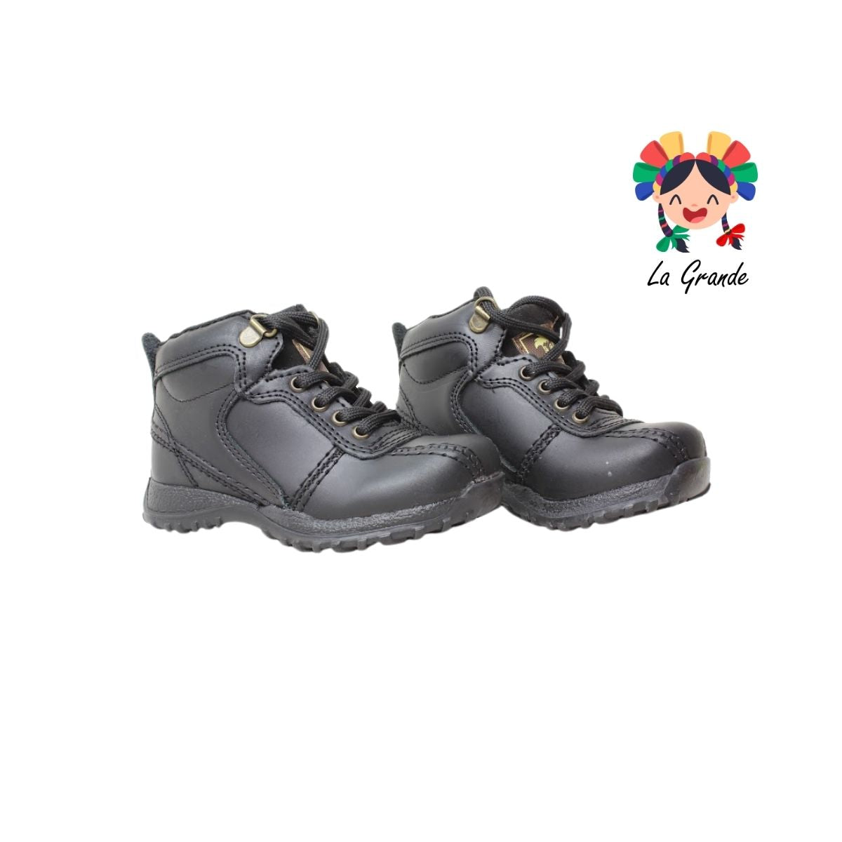 722 SPEEDY Negro Sint Bota Casual para Niña, Niño, Joven, Dama y Caballero