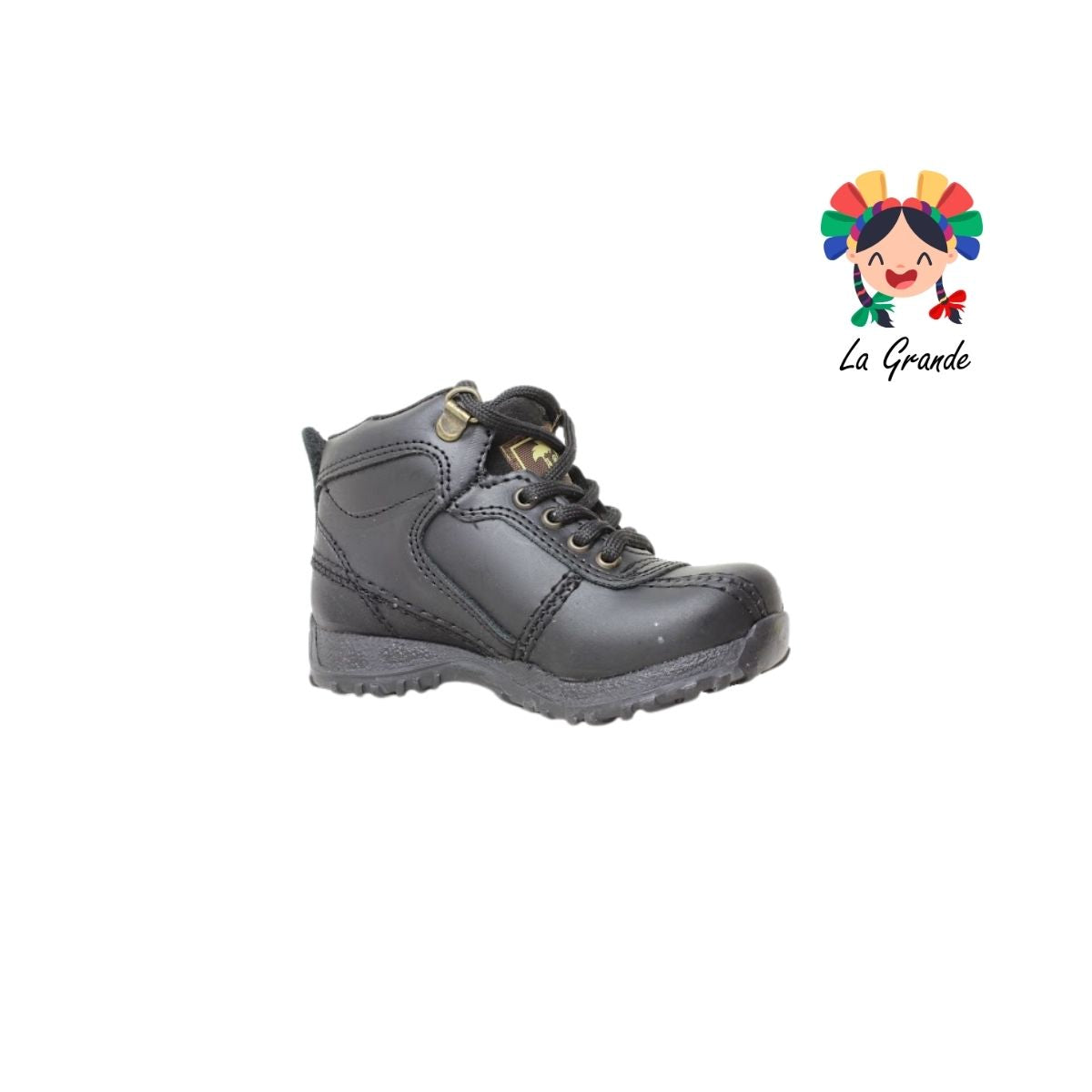 722 SPEEDY Negro Sint Bota Casual para Niña, Niño, Joven, Dama y Caballero