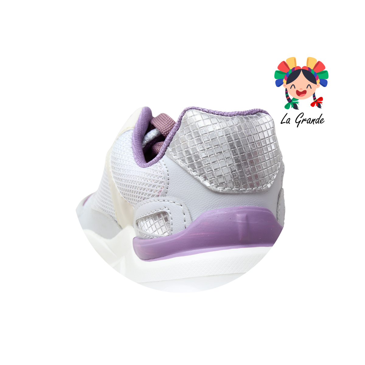 7240 MAKKENA Gris Púrpura Tenis Casual para Dama